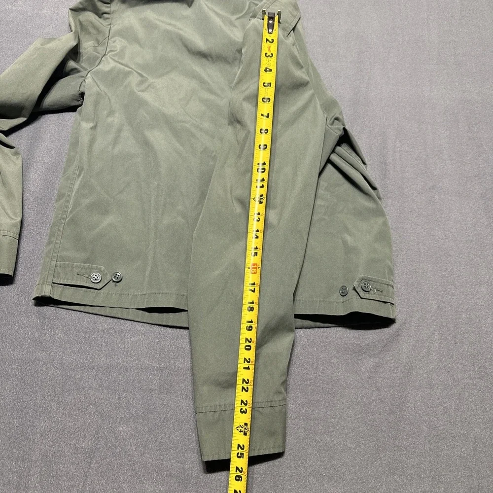 VINTAGE 70s  AG-274 MILITARY GREEN WATER REPELLENT JACKET SIZE 40 TALL